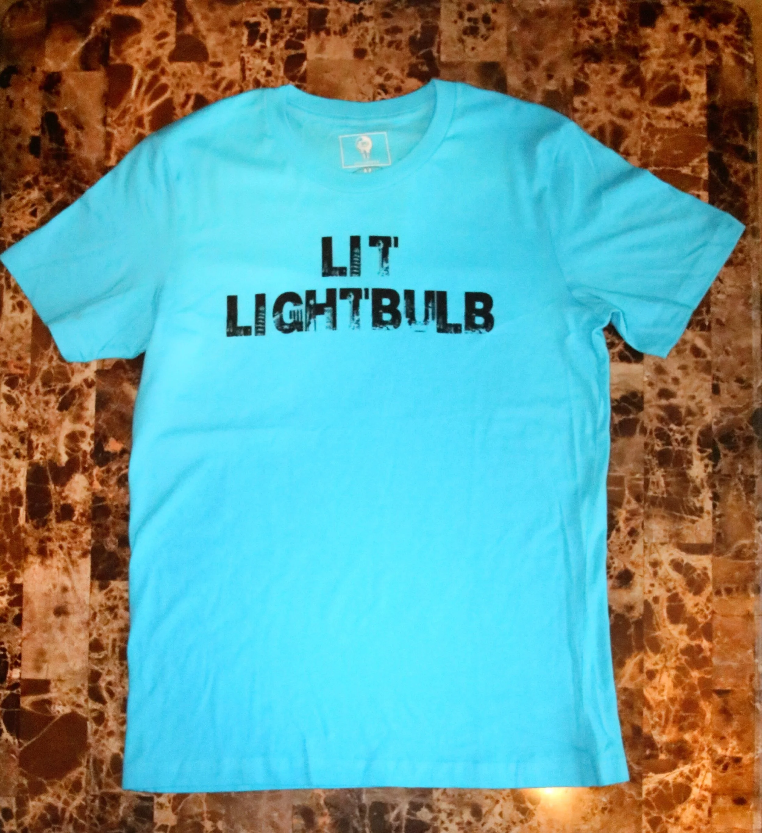 Lit LightBulb - City Font Tee