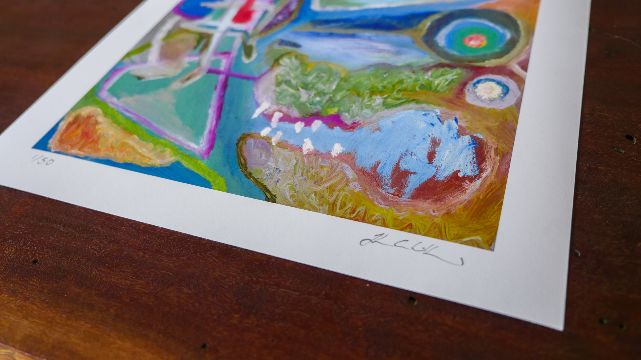 "Lone Wolf" - 1/50 Numbered Print on Cotton Rag