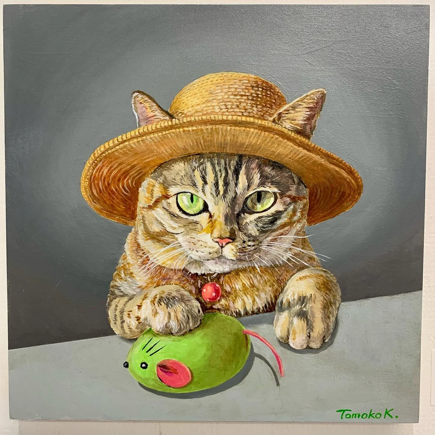 本日も良いお天気で☀️並樹画廊では今日も元気に個展開催中です！
かわしまともこ個展「ANIMAL PARTY」
@kennykuro 
〜17日(月)
12:00〜17:00(最終日は15:00まで)

大きめの油彩作品も展示されていて見応え抜群です🌟
動物が擬人化していたり人は動物のお面を被っていたり、不思議な世界観をたしかな技術で表現されていてすごく素敵な作品たちです✨
ぜひお越しくださいませ！

ご来廊の際にはウェブサイト、𝑆𝑁𝑆ページ等でご確認の上お越しください。

#namik