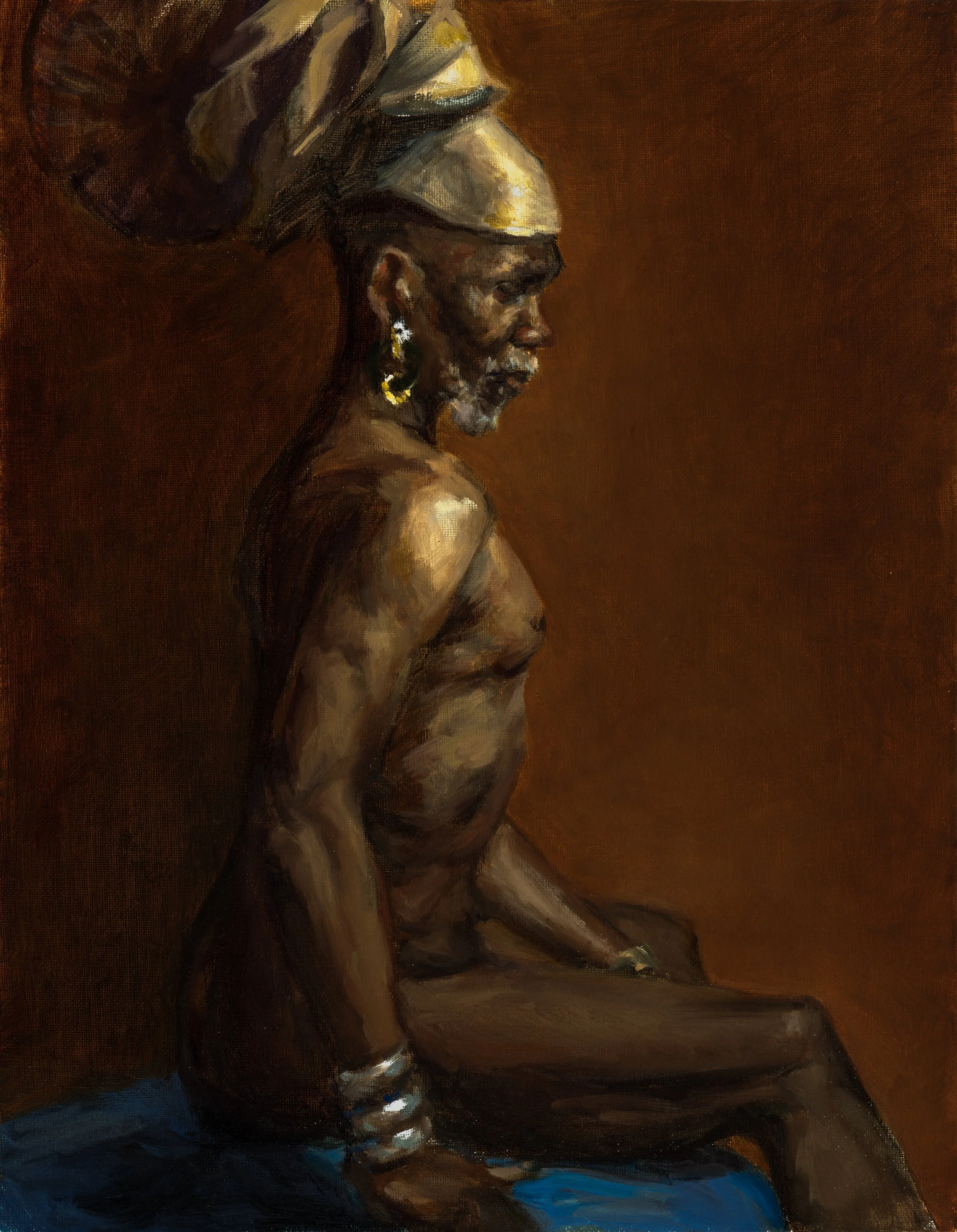 JJ Wearing a Headdress