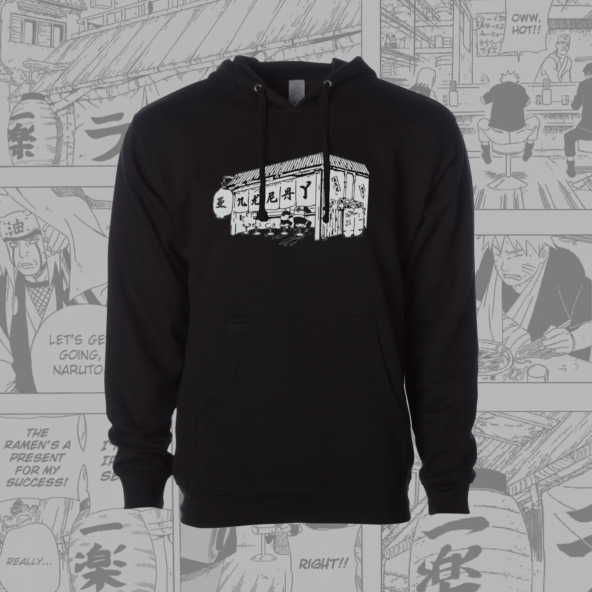 Ink Ray Ramen Shop Pullover Hoodie
