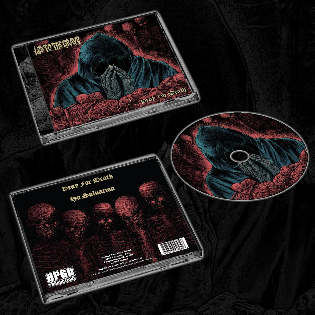 LED TO THE GRAVE  sign to Horror Pain Gore Death Productions; Pray For Death set for release on May 7th