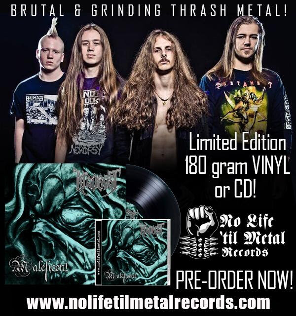 NoLifeTilMetal Records Announce CD/Vinyl Reissue of MADROST Debut Maleficent