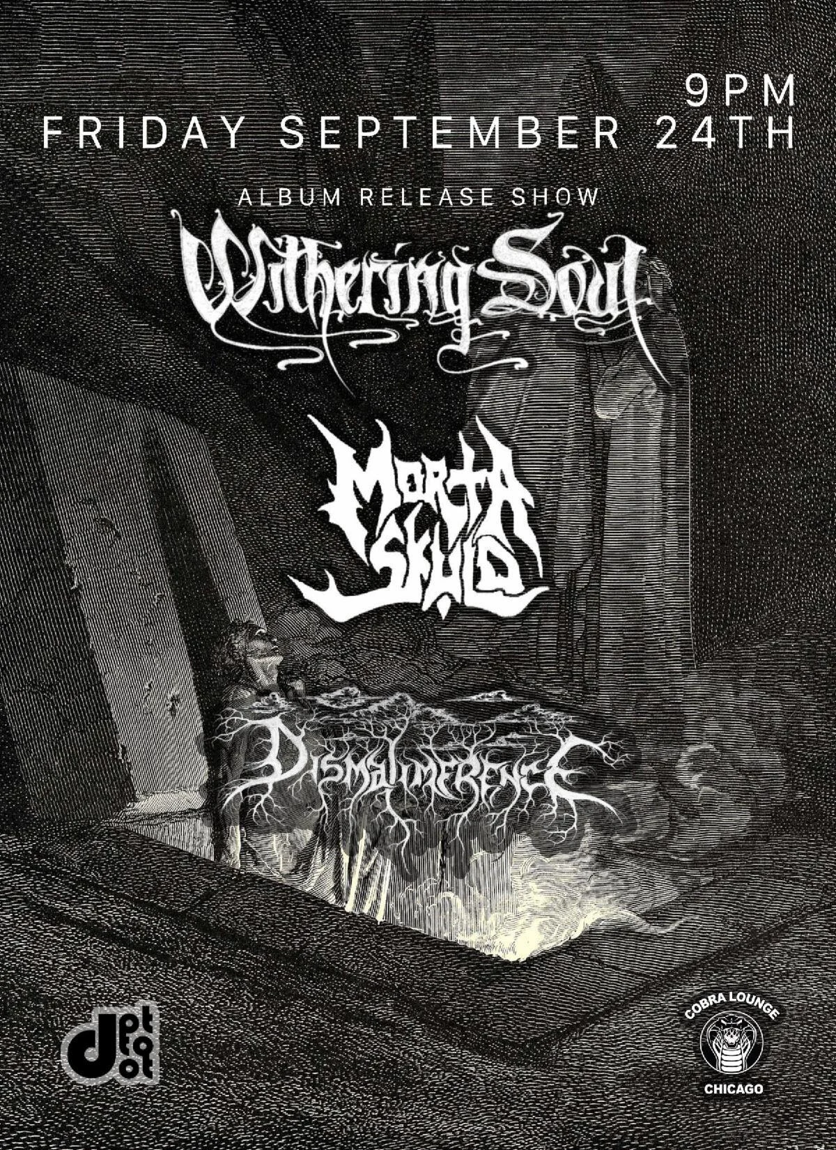 WITHERING SOUL Announce New Album "Last Contact" and Chicago Release Show