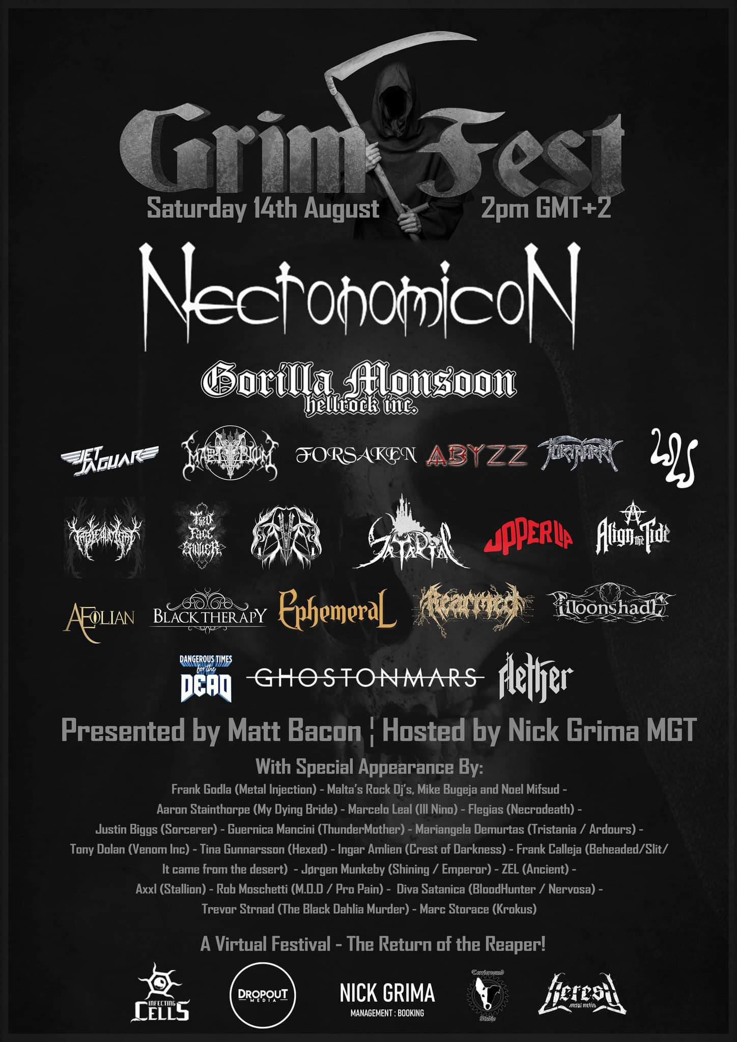 SO MANY BANDS: Grimfest 2021 has been announced! — Metal Robot