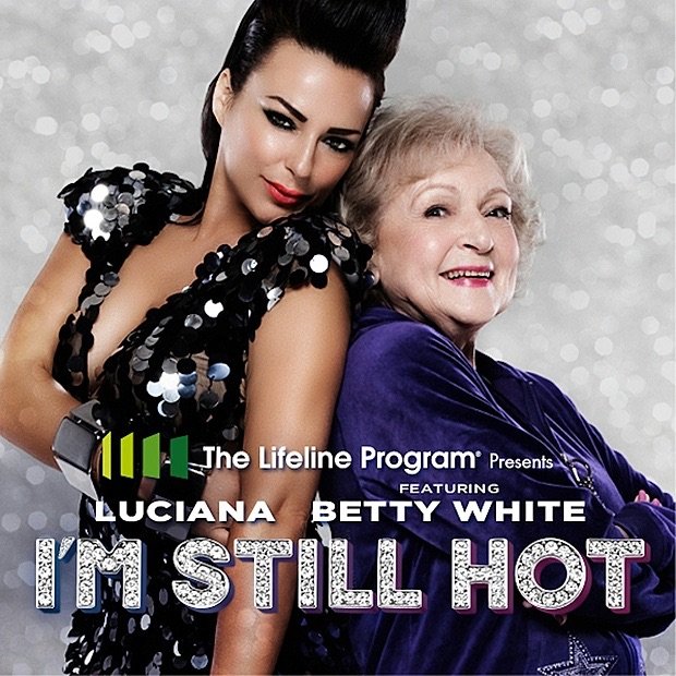  Key Art for the Single Release: "I'm Still Hot" featuring Betty White – Now Available on iTunes 