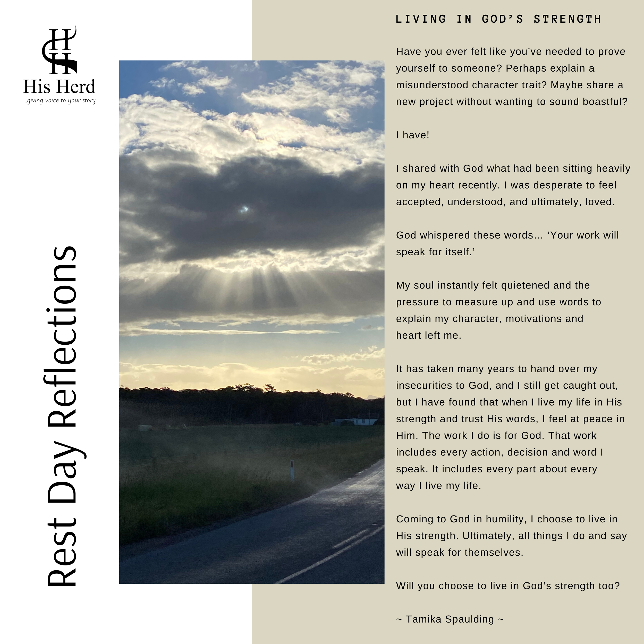 Living In God’s Strength