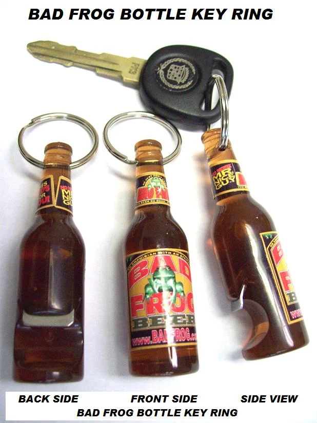 BAD FROG Little Bottle Key Ring