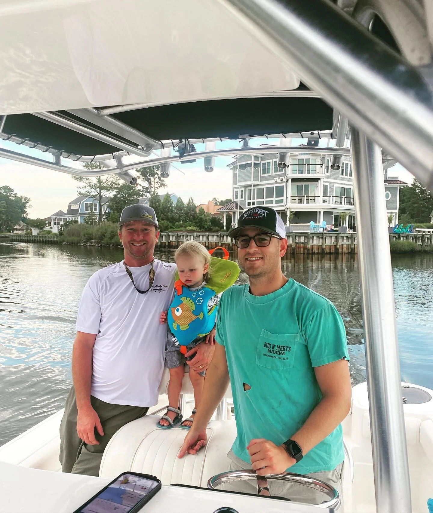 Armstrong&rsquo;s first boat ride 🫶🏼