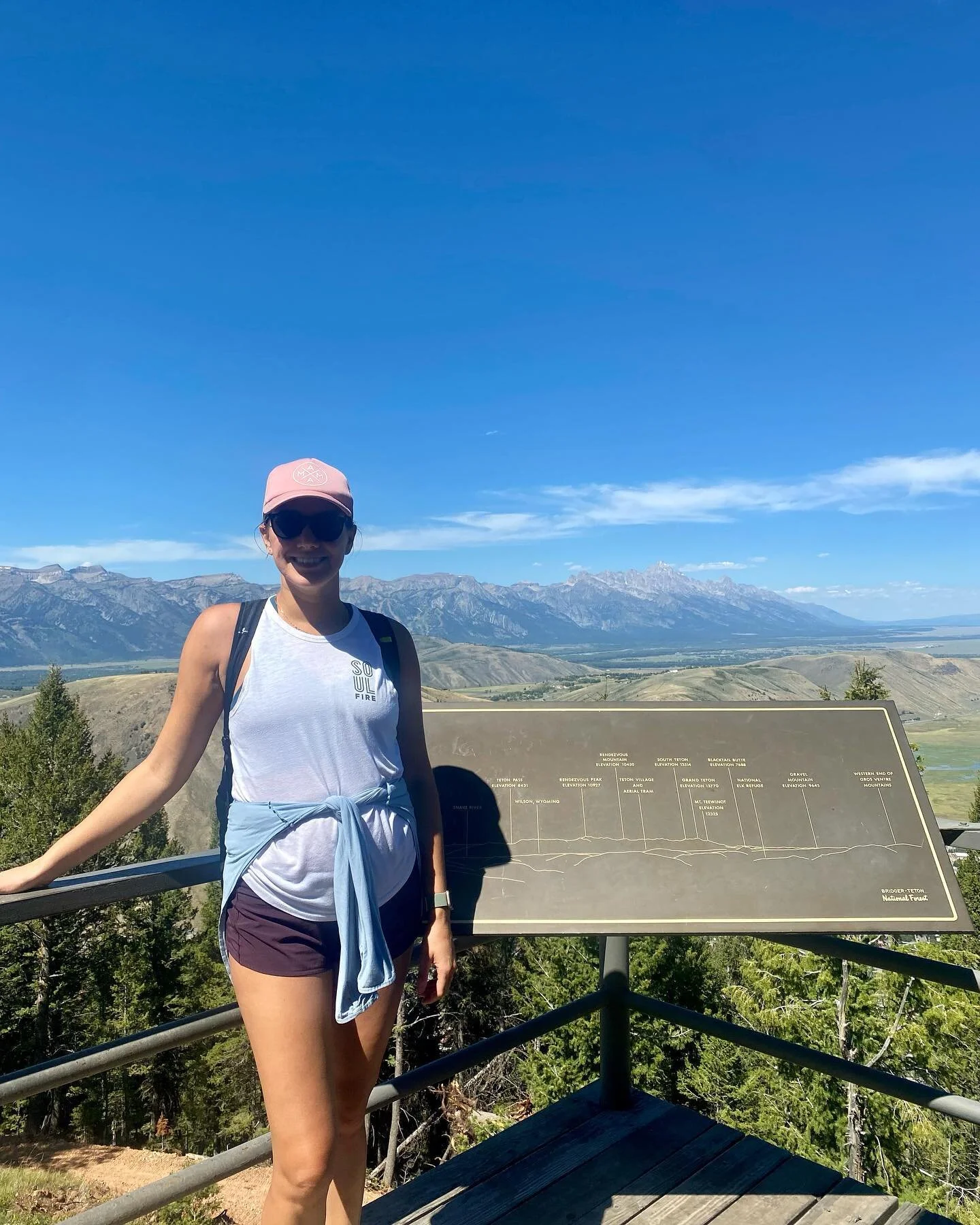 Snow King Mountain 6 miles and 1,537 ft up😆