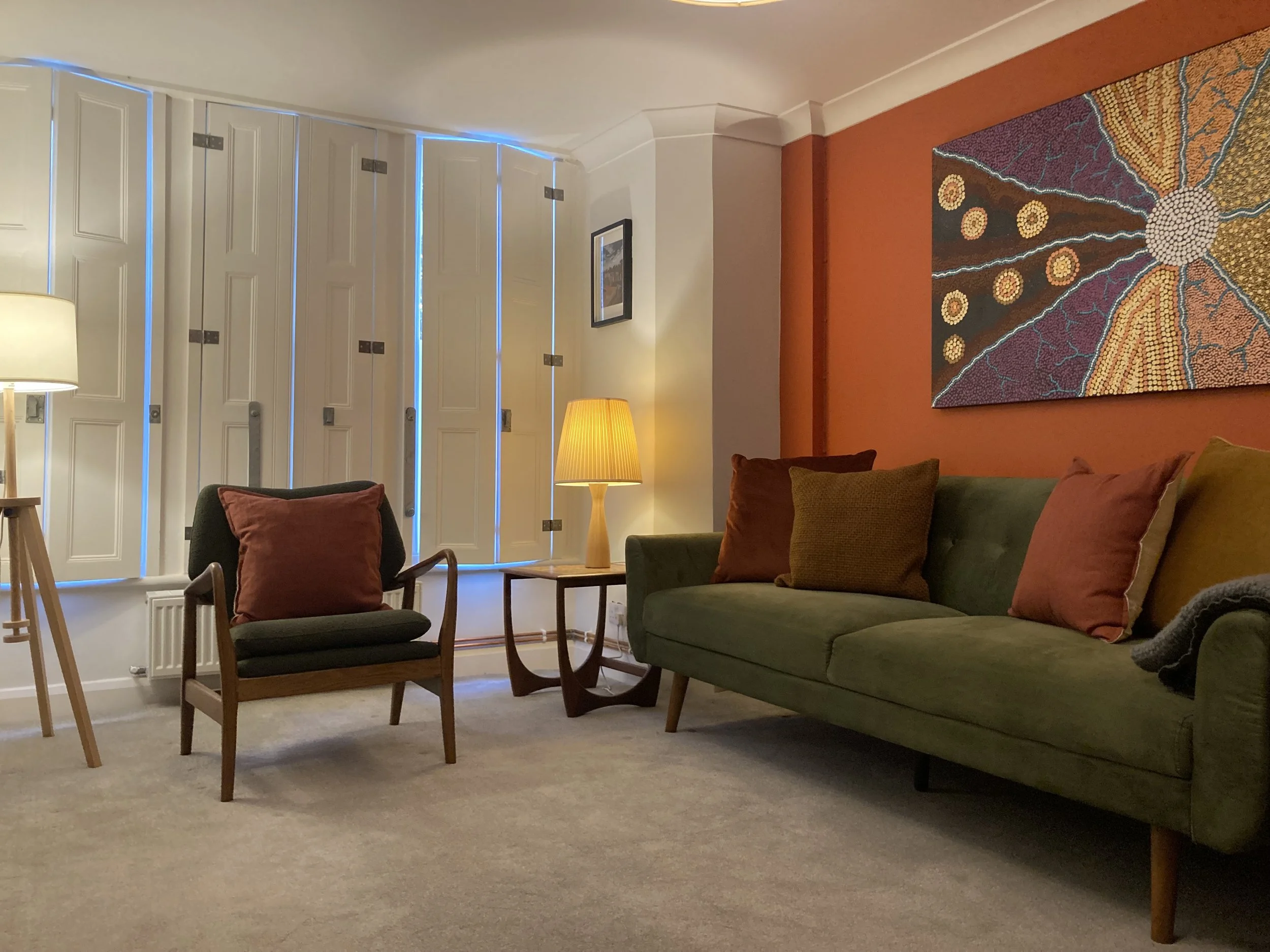Therapy room in Harringay, North London