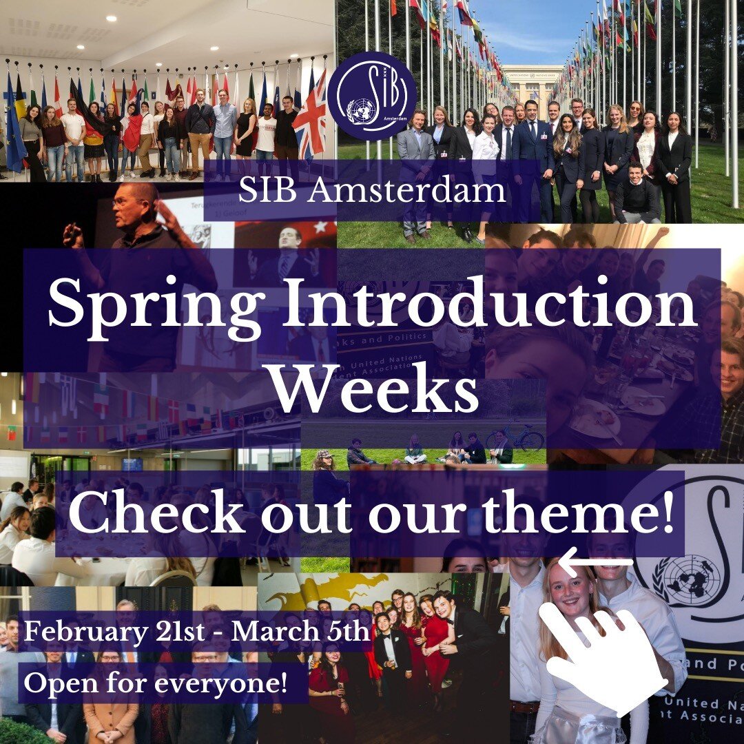 We present to you: The official Theme of the SIB Spring Introduction Weeks! ✨

More info will follow tomorrow! So keep an eye on our online platforms.
