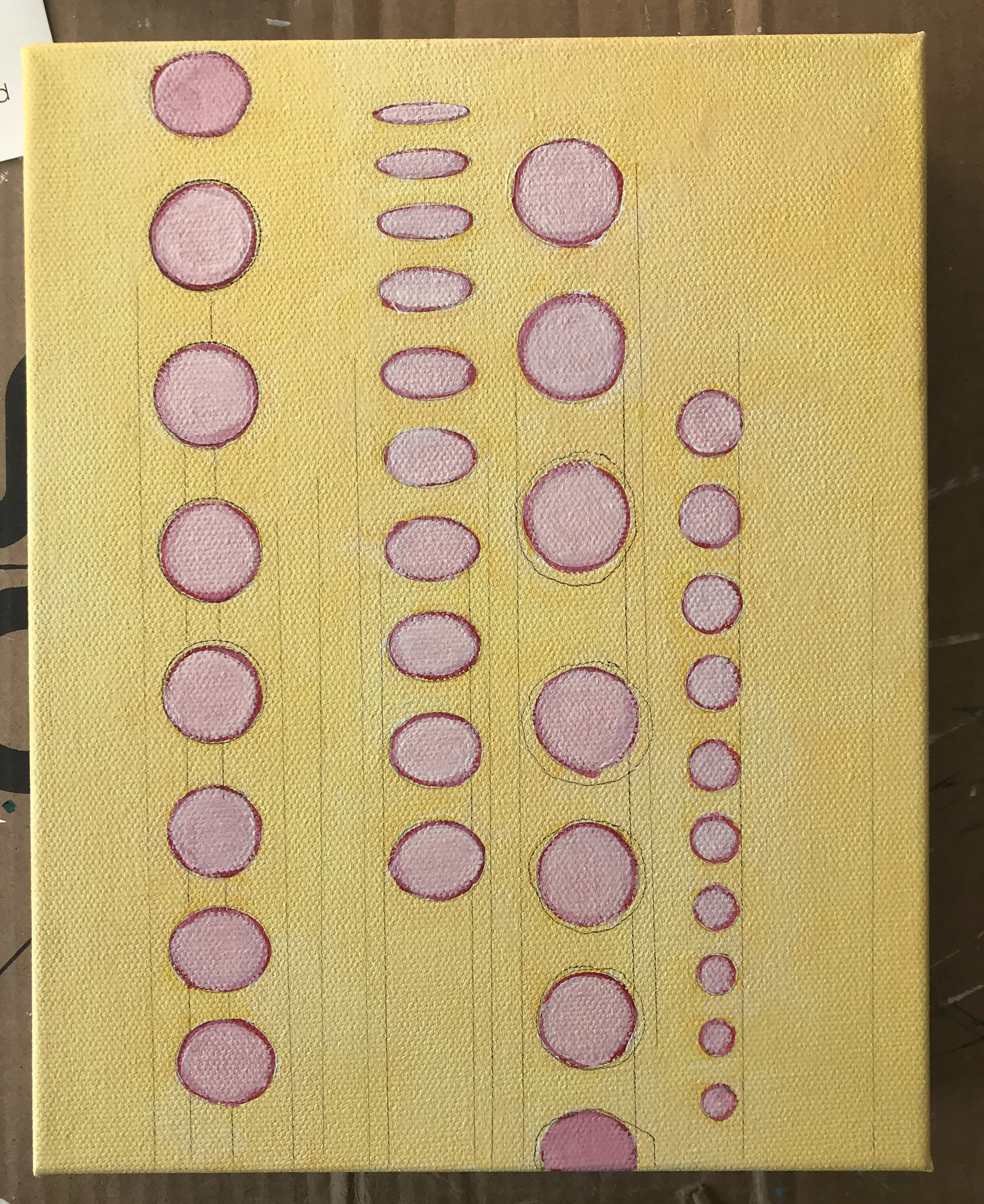  Earlier version of Myotonia. So much yellow! 