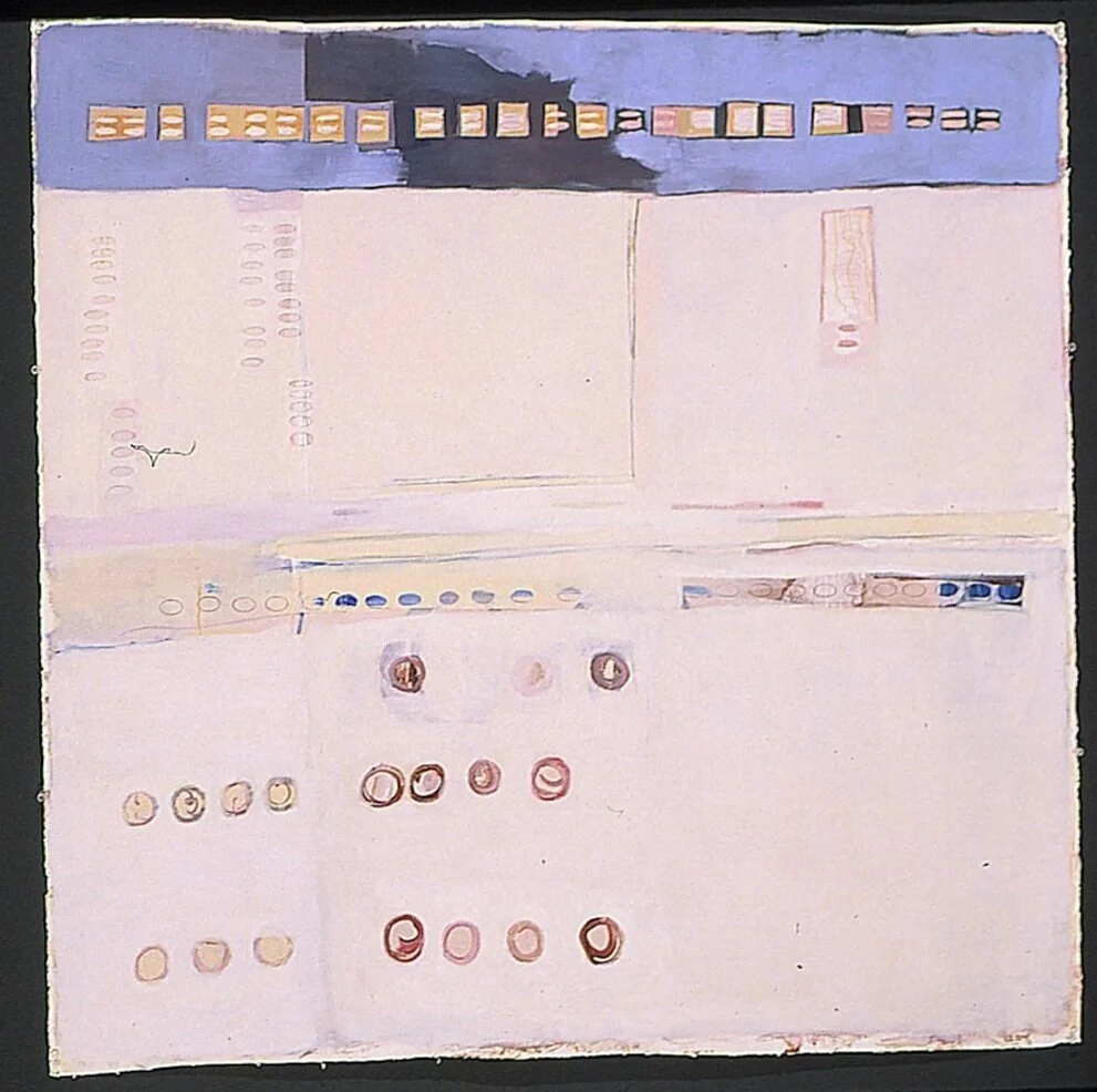  Large painting on paper, mixed media  1996-1998  Location unknown 