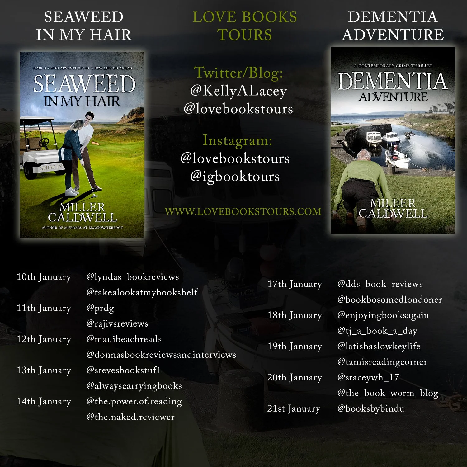 ‘Dementia Awareness’ & ‘Seaweed In My Hair’ by Miller Caldwell