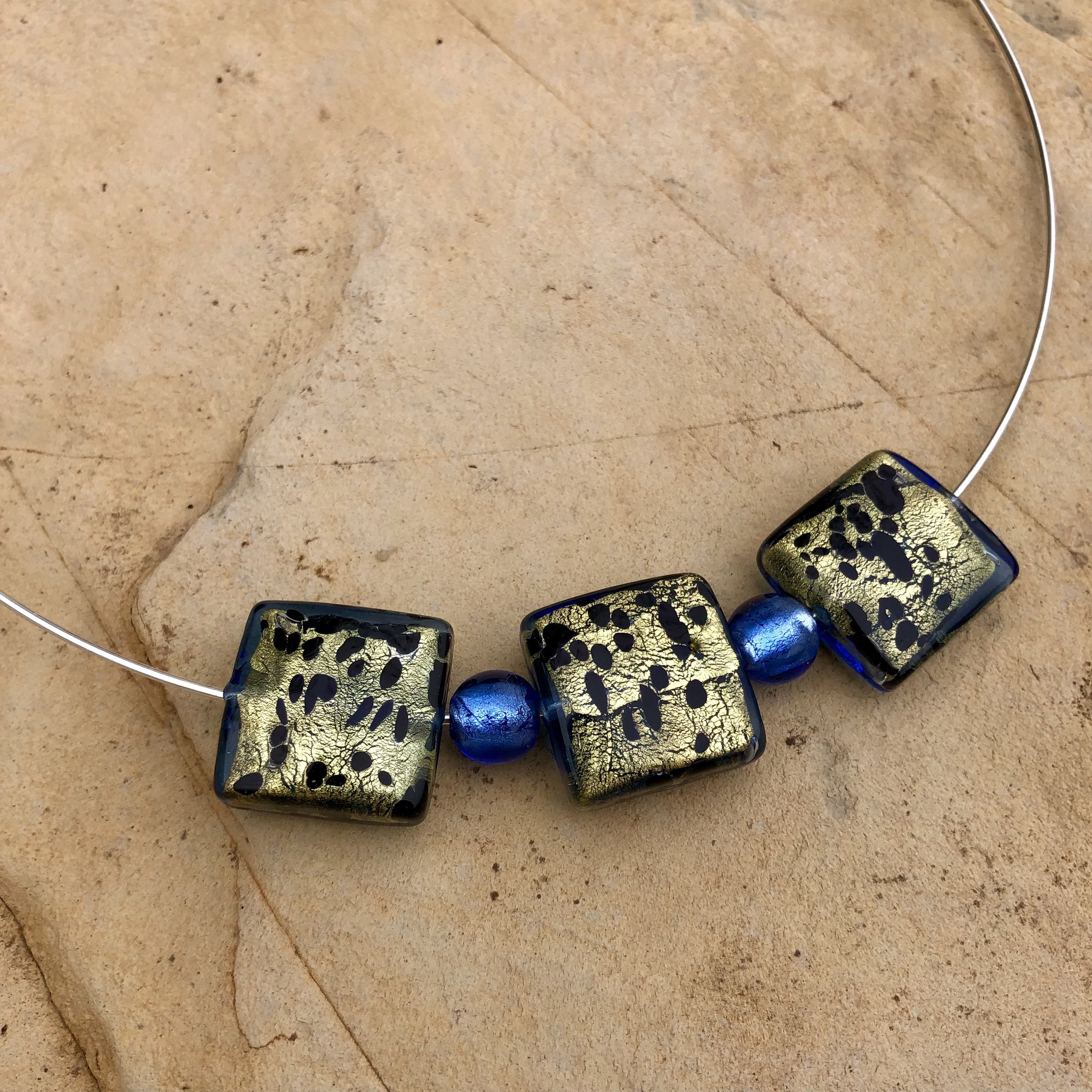 Blue and gold