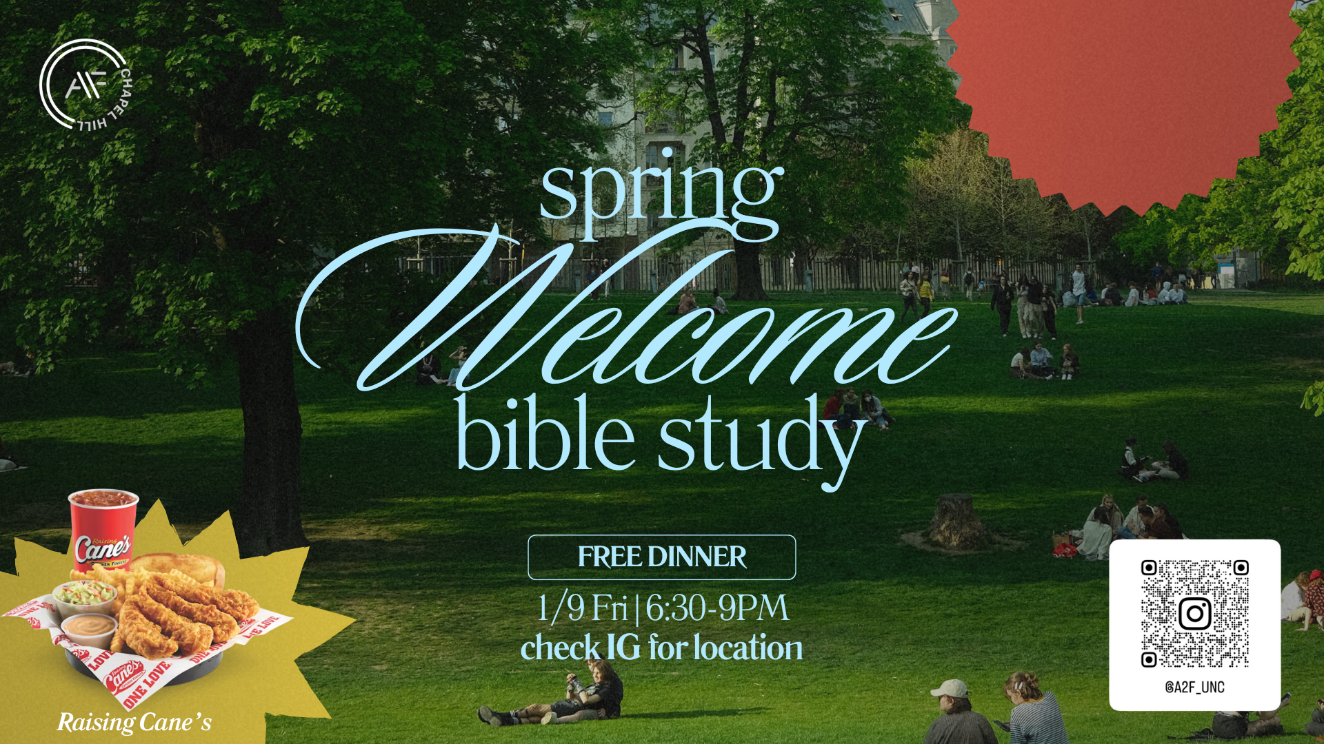 Spring Welcome Bible Study