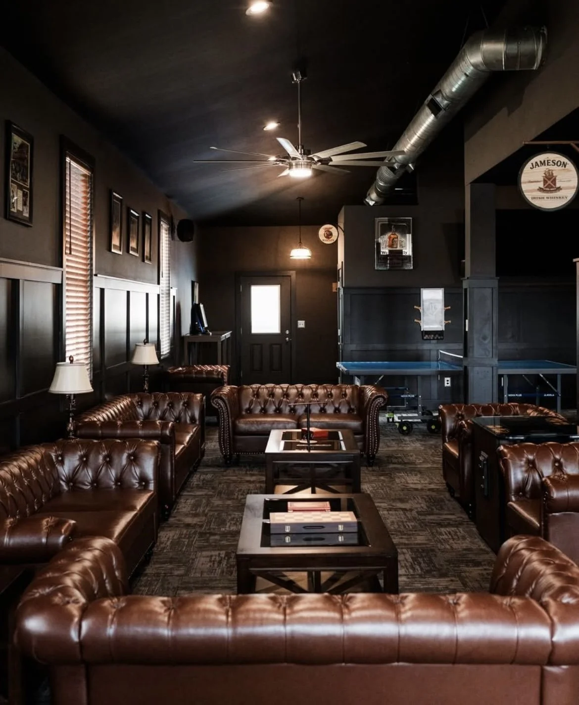The cigar lounge at Knotting Hills
