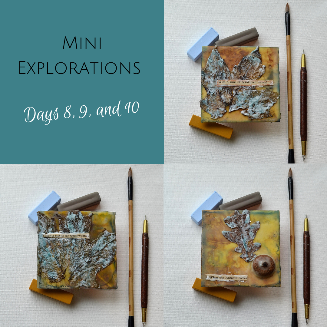 Experimenting in the Studio - the 100 day Project (Days 6-10)