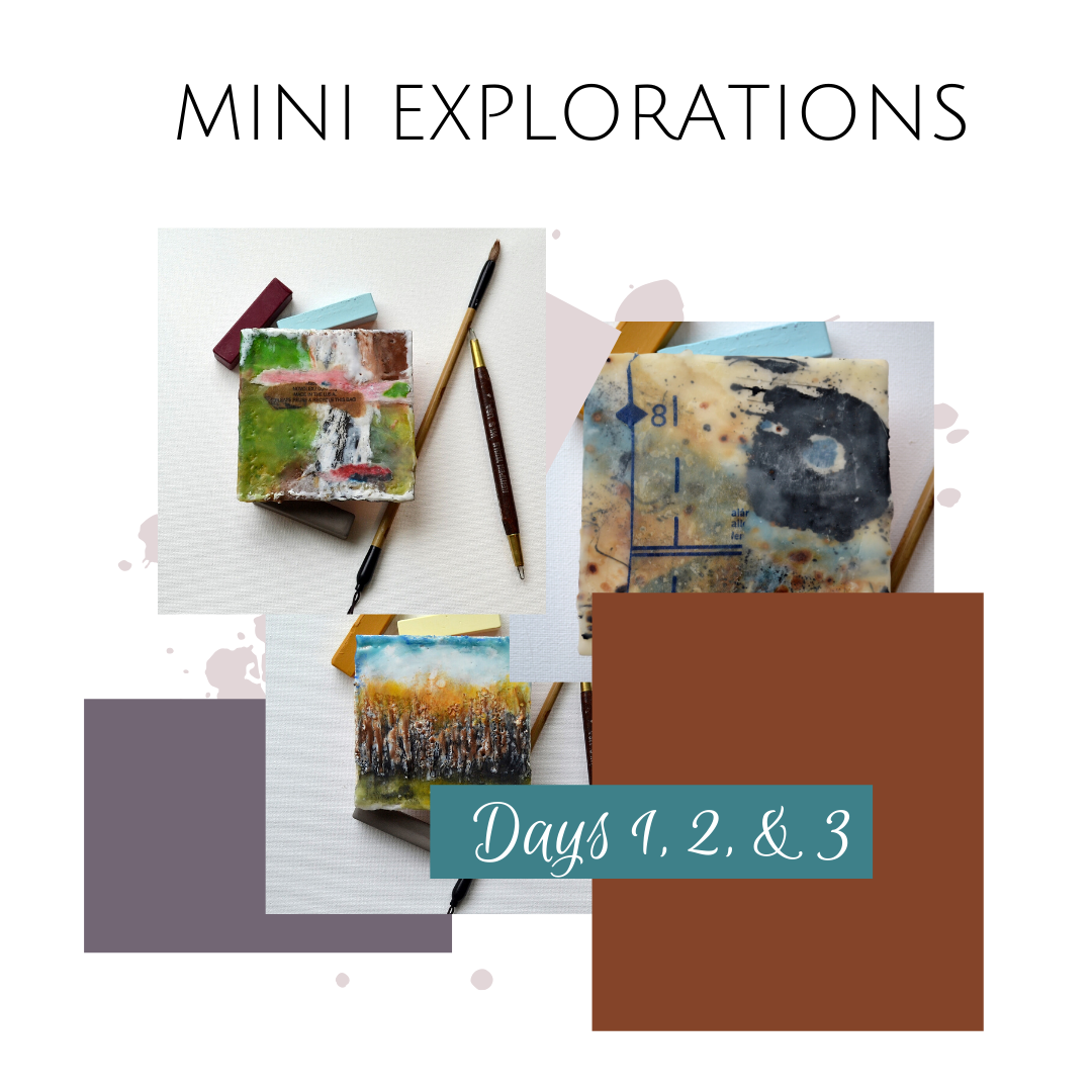 Behind the scenes in the Studio with the 100 day Project (Days 1-5) 