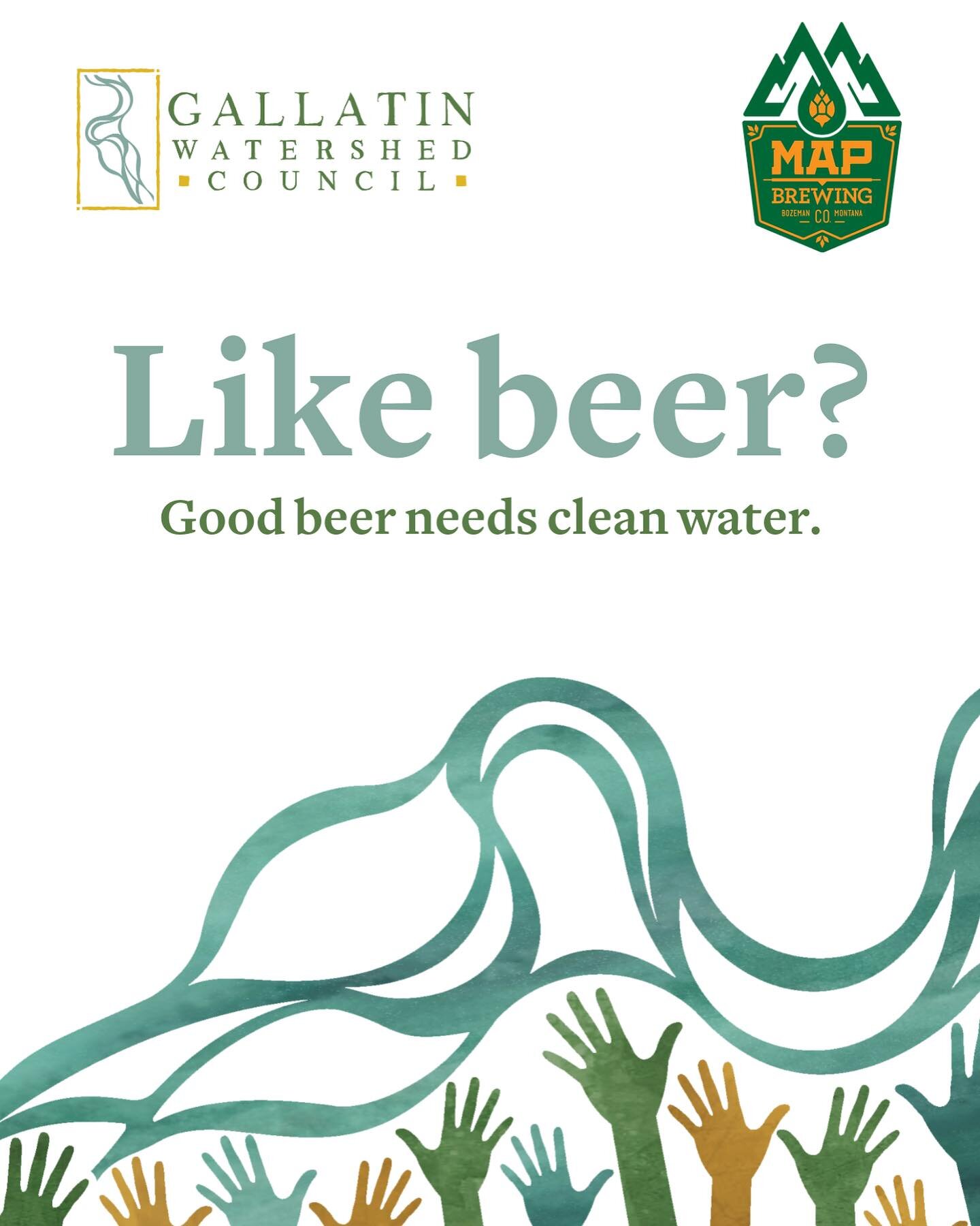 The Gallatin Watershed Council is @mapbrewing November Pint Night Partner!&nbsp;MAP Brewing&nbsp;will donate $.50 of every pint sold to GWC from 4-8pm on Mondays throughout the entire month. Come on out for a tasty Bozeman beer that is brewed with co