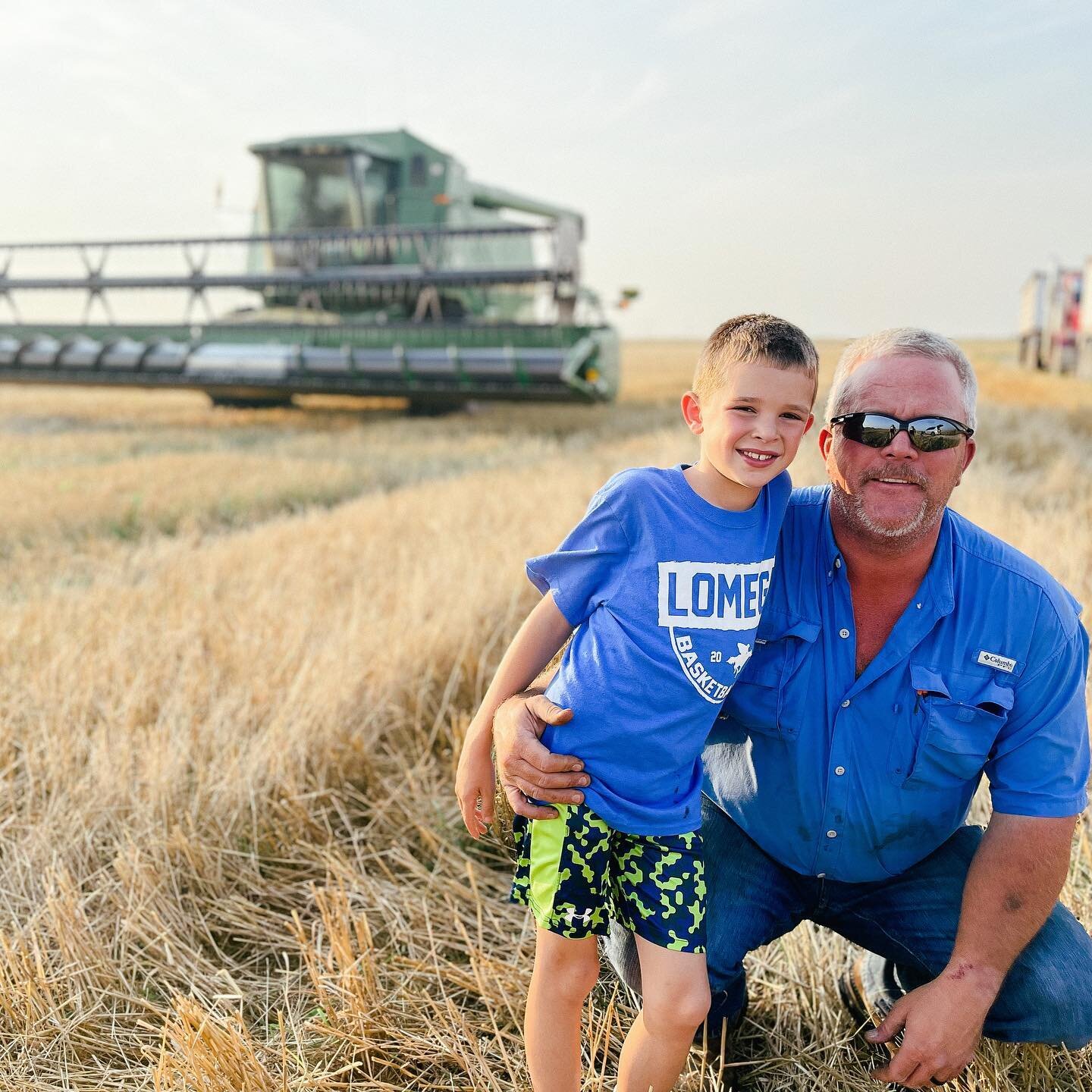 Real, raw emotion - as wheat harvest nears the end. 

➡️ They just really miss their dad.

Will things be back to fairly normal in a few days - YES - but that doesn&rsquo;t mean they can&rsquo;t honor their feelings that they just miss their dad [I d