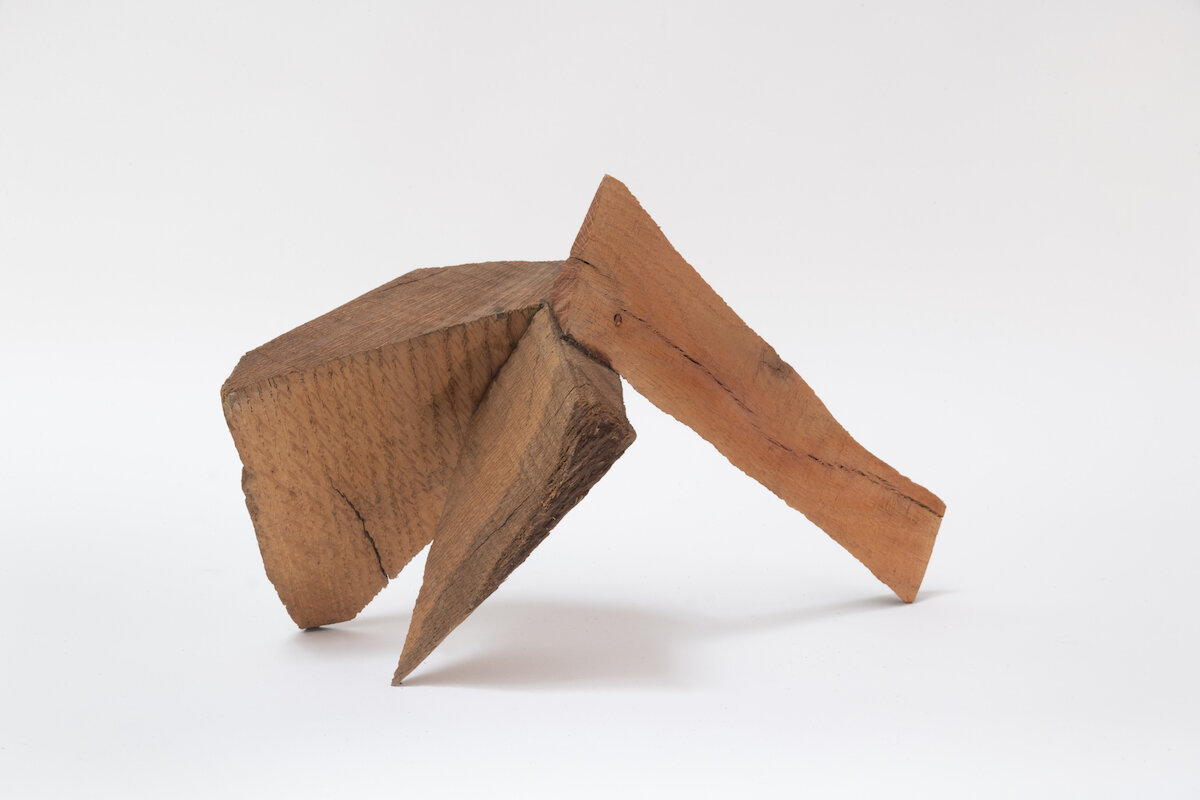   Untitled #2 , 2000s, Mixed wood, 7.5 x .5 x 13 in 