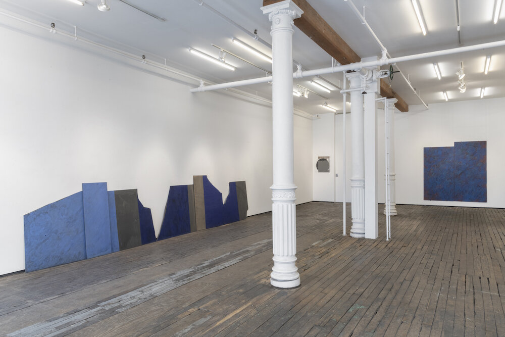 Installation view of Merrill Wagner: Works from the 80s at Zürcher Gallery, NY