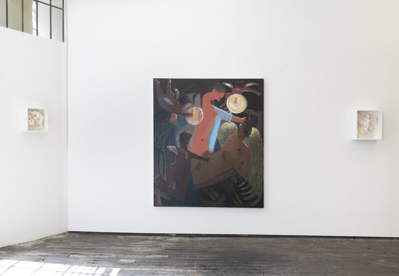 Installation view of Kyle Staver (2018) at Zürcher Gallery, NY