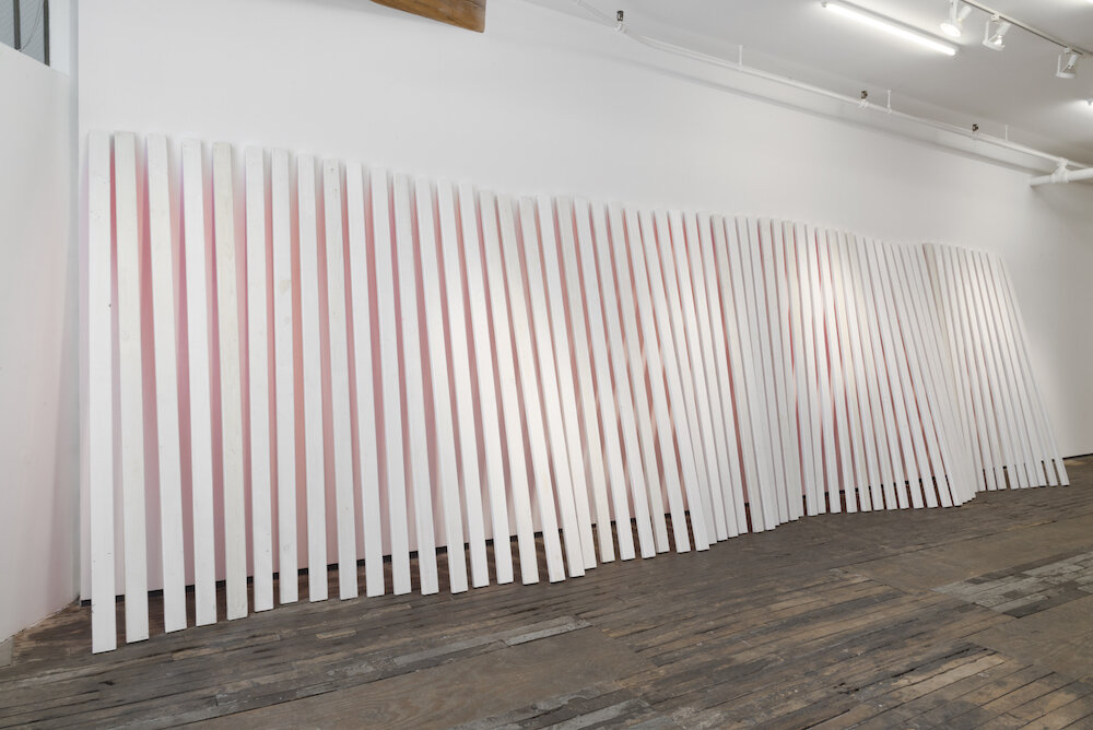 Installation view of Melville, 2016