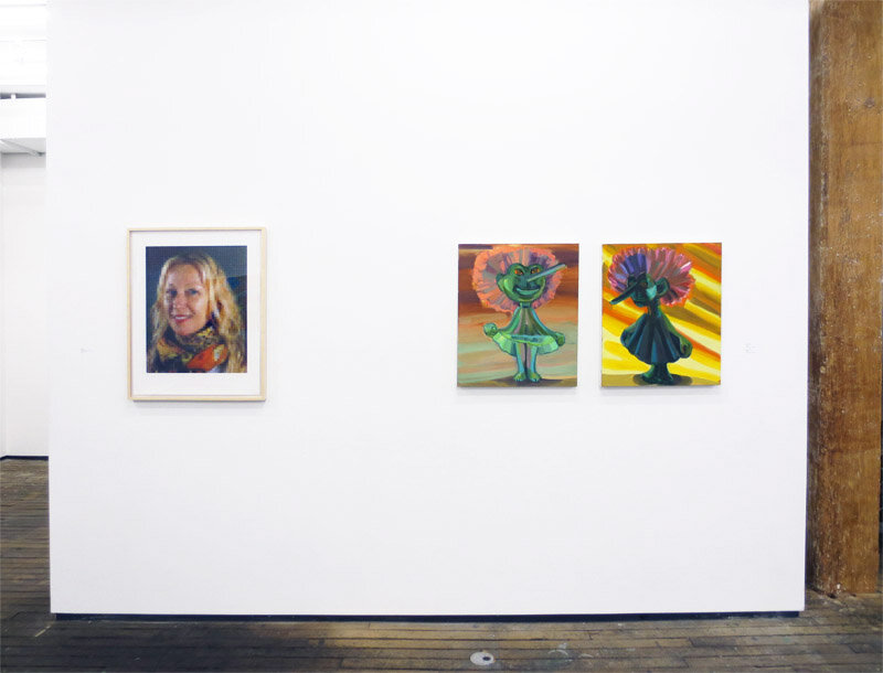  Exhibition view, Chuck Close, Judith Linhares 