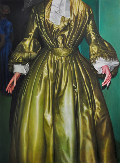   Untitled (gown) , 2011, huile sur toile,140x190cm 