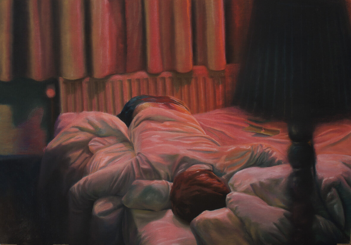   Sleep , 2010, pastel sur papier, 80x115 cm - Collection Privée 