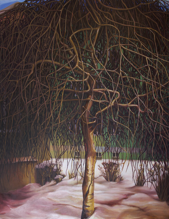   Paranoia , 2010, huile sur toile, 180 x 140 cm 