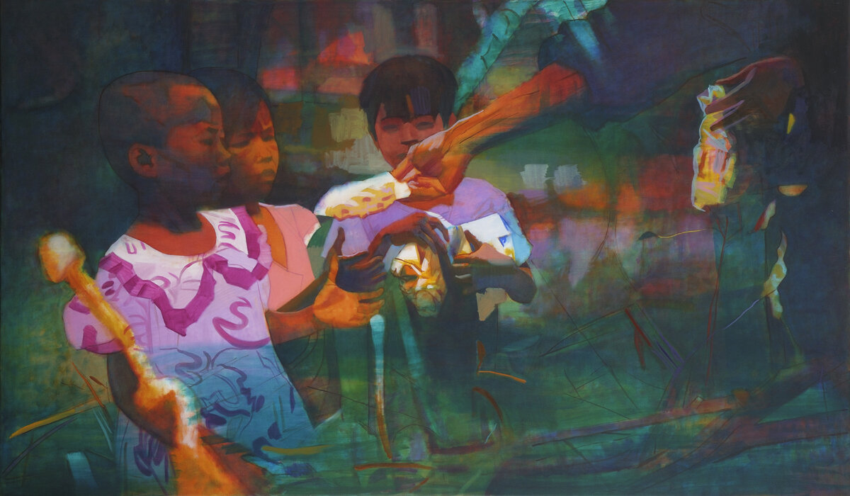   Charity , 2010, oil on canvas, 100 x 170 cm 