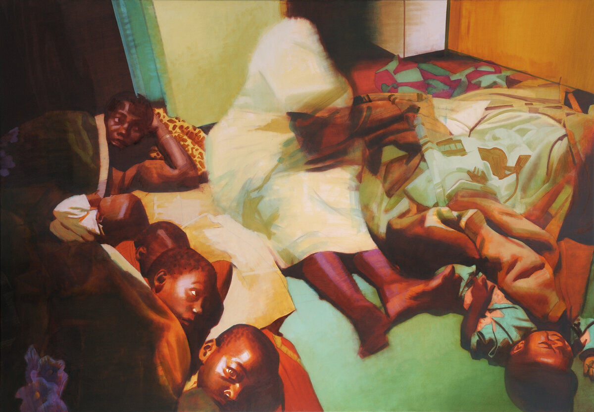   Shelter , 2010, oil on canvas, 140 x 200 cm 
