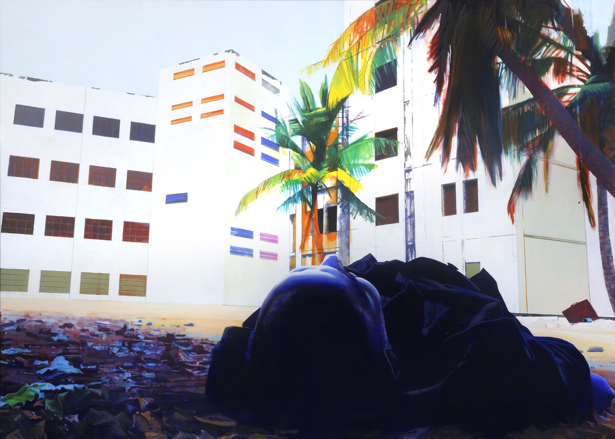   Suprematistic composition , 2009, oil on canvas, 180 x 250 cm 