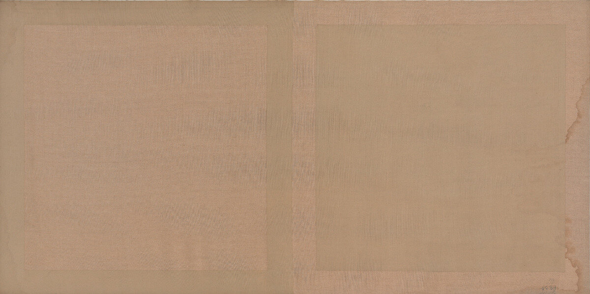  Untitled, 1970's, 48 x 96 x 48 inches, oil pastel and cloth tape on Plexiglass 