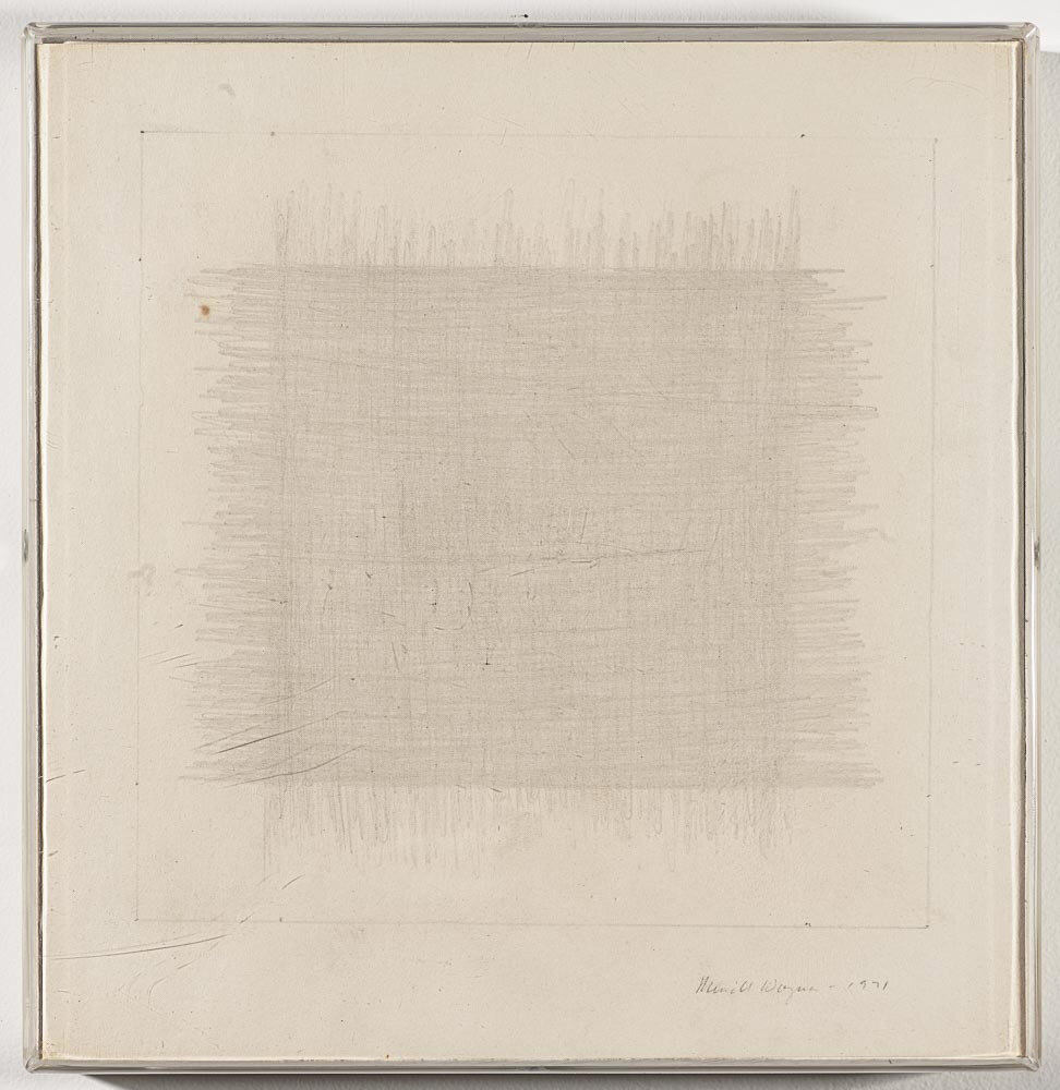 Untitled, 1971, 8 x 7.75 inches, graphite on paper 