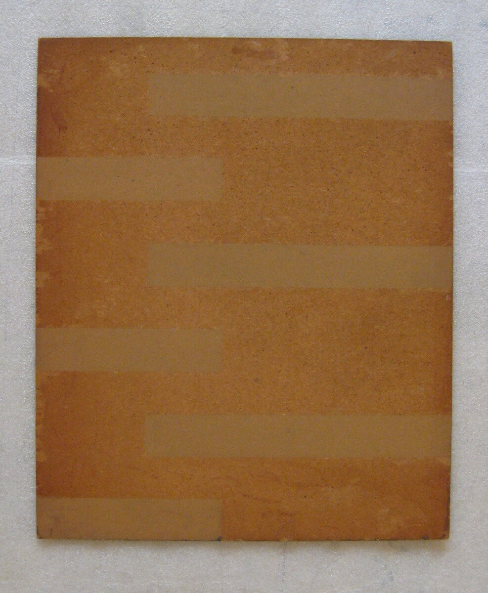  Untitled, 1974, 24 x 20 inches, tape on panel 