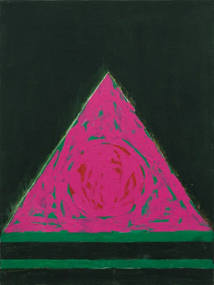 Study for the Phoenix and the Mountain #1, 1980, acrylic on canvas, 16 x 12 in