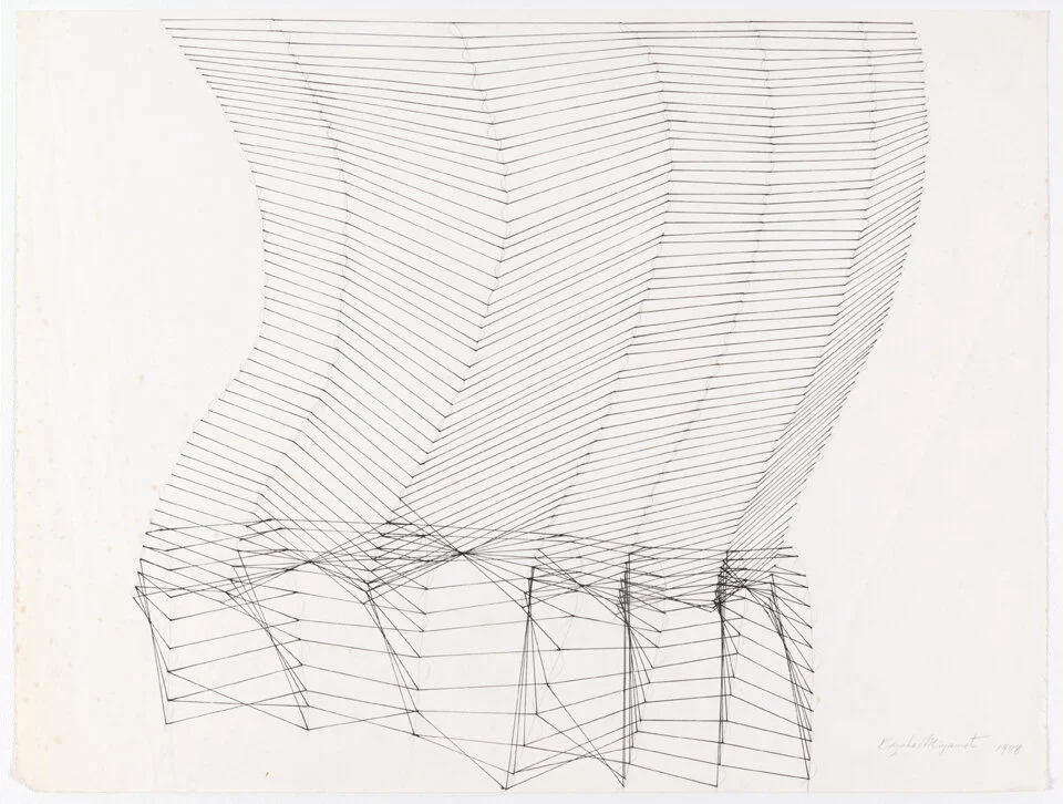 Untitled, 1978, ink pencil on paper, 18 x 23.75 in