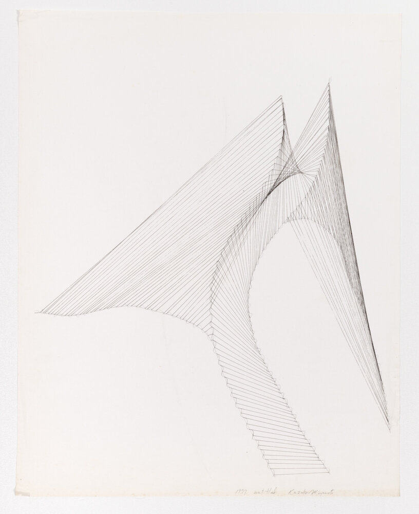 Untitled, 1977, ink on paper, 22.75 x 18 in 