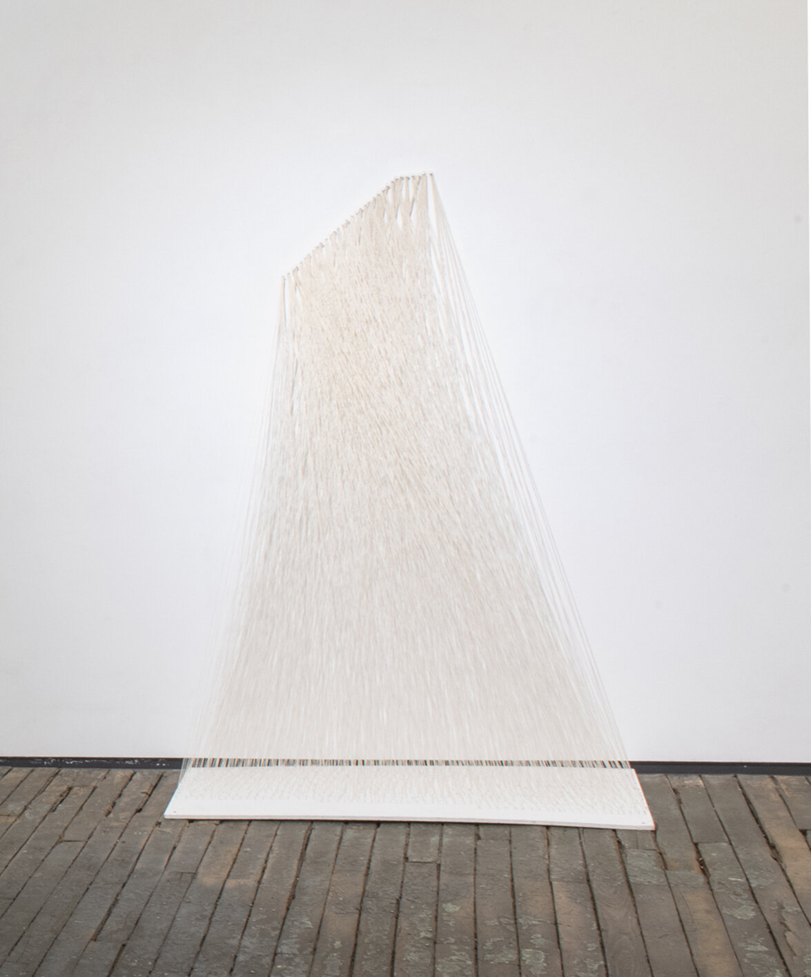   Male ,  1974 - 2021, Cotton string and nails, 72 x 48 x 24 in / 183 x 122 x 61 cm, Photo: Adam Reich 