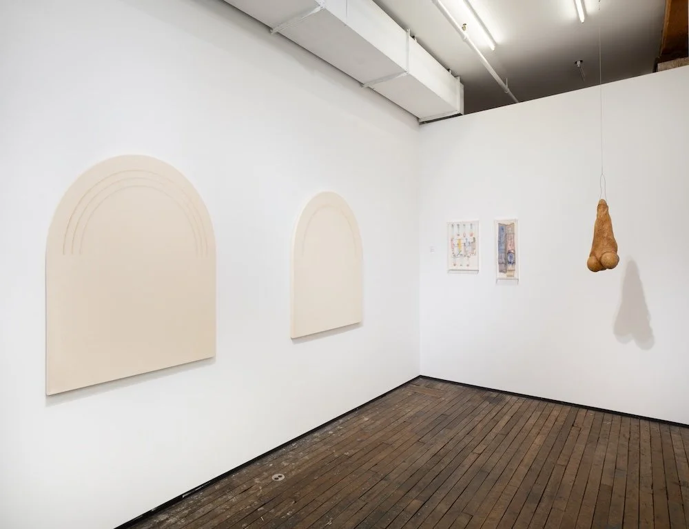  Installation view of  13 Women Artists  at Zürcher Gallery, New York (January 11–February 28, 2026).  Photo by Adam Reich. 