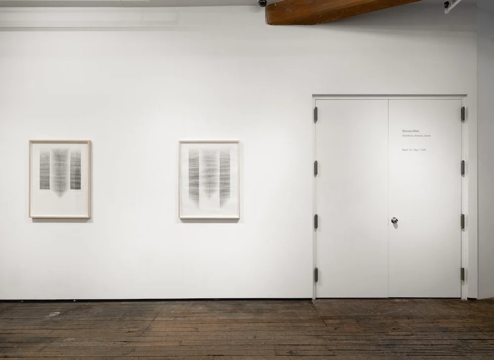  Installation view of Brenda Miller,  Dianderous, Entassis, Gaude , Works 1971–93, at Zürcher Gallery, New York (March 14–May 7, 2026).  Photo by Adam Reich.  