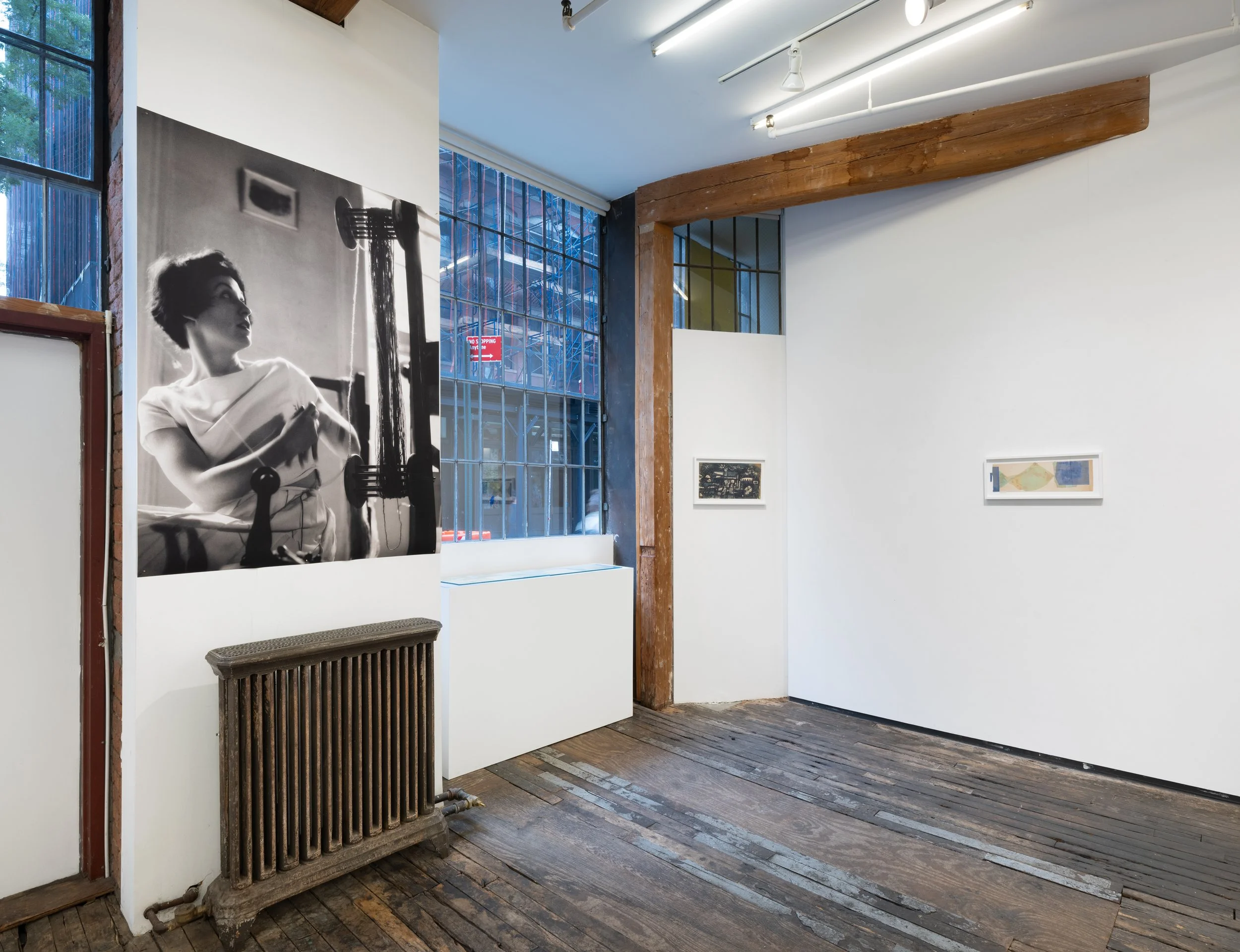  Installation view of Alice Adams, “Aubusson Days (1953–54) and After,” at Zürcher Gallery, New York (September 30–November 28, 2026).  Photo by Adam Reich 