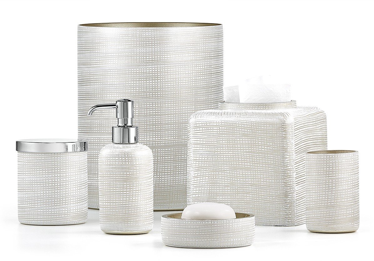 Woven Platinum with Polished Chrome