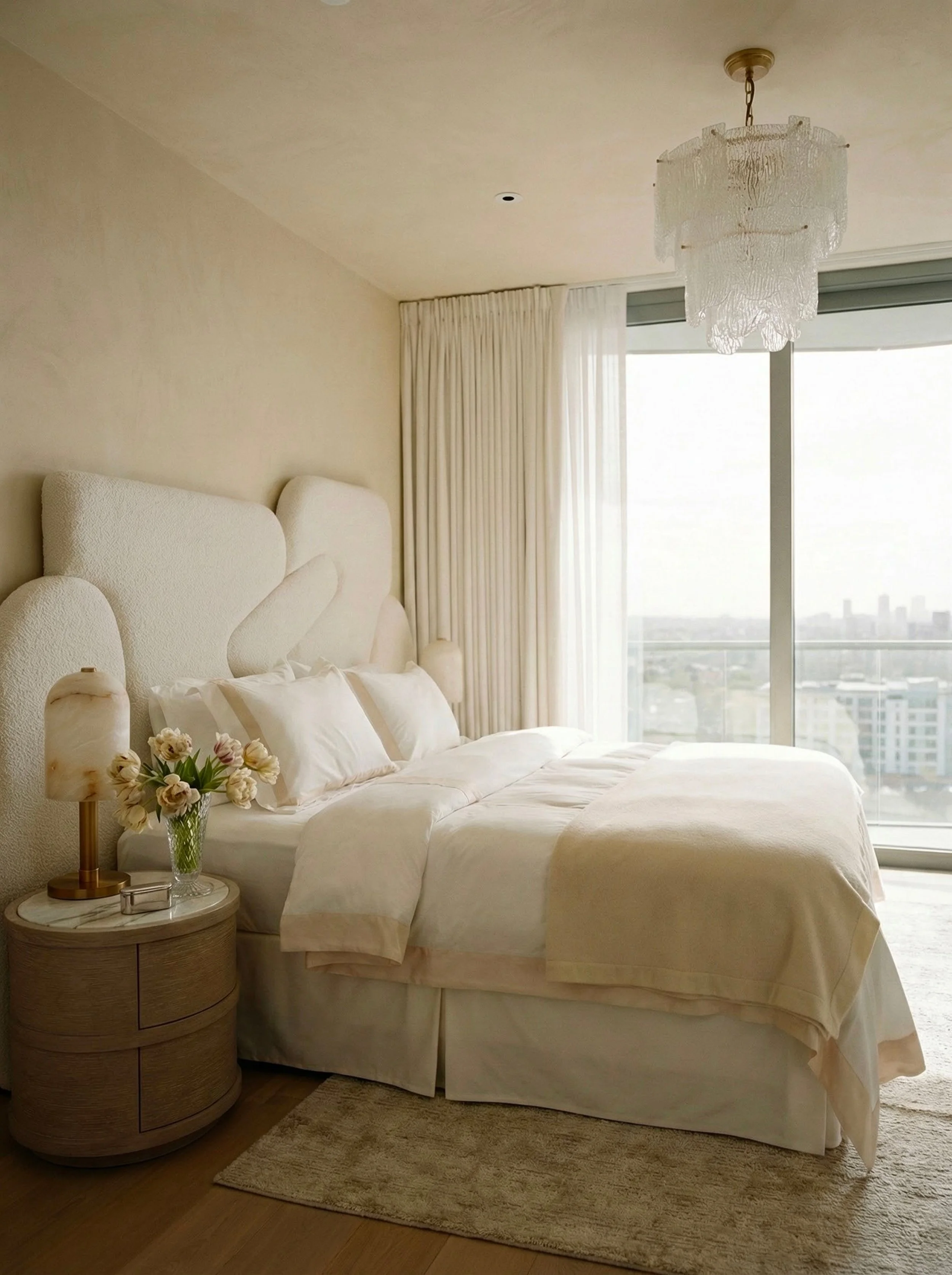 Custom Bedding for high-rise in Century City
