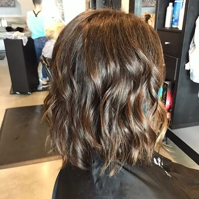Root touch up and gloss to freshen up this quarantine grow out 🤤